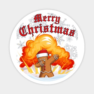 Merry Christmas Dab-splosion Magnet